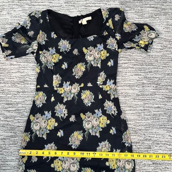 Floral Black Maxi Dress - Picture 12 of 14